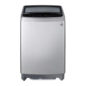 LG T18V1NDHT7 Smart Inverter Top Load Washing Machine in Silver – 18Kg capacity, TurboDrum™, Smart Motion, LoDecibel™ Quiet System, and Smart Diagnosis™ for efficient and powerful cleaning.