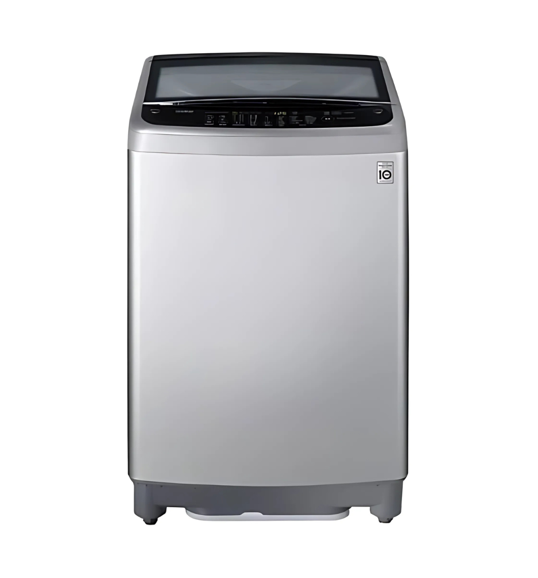 LG T18V1NDHT7 Smart Inverter Top Load Washing Machine in Silver – 18Kg capacity, TurboDrum™, Smart Motion, LoDecibel™ Quiet System, and Smart Diagnosis™ for efficient and powerful cleaning.