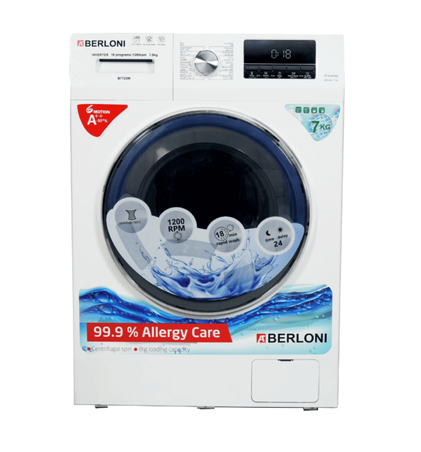 Berloni Washing Machine 7KG Inverter B7723W