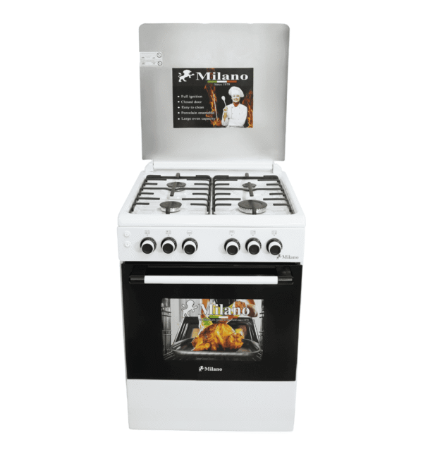 Milano Gas Cooker 60cm M6060WH