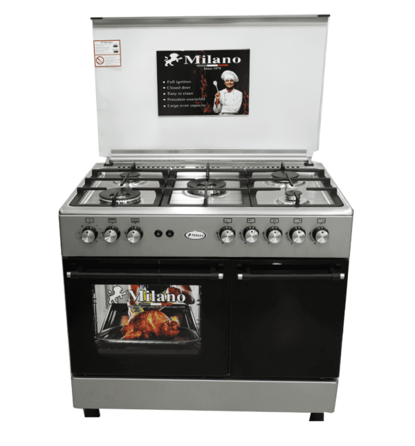 Milano Gas Cooker 90cm G-5090-ST