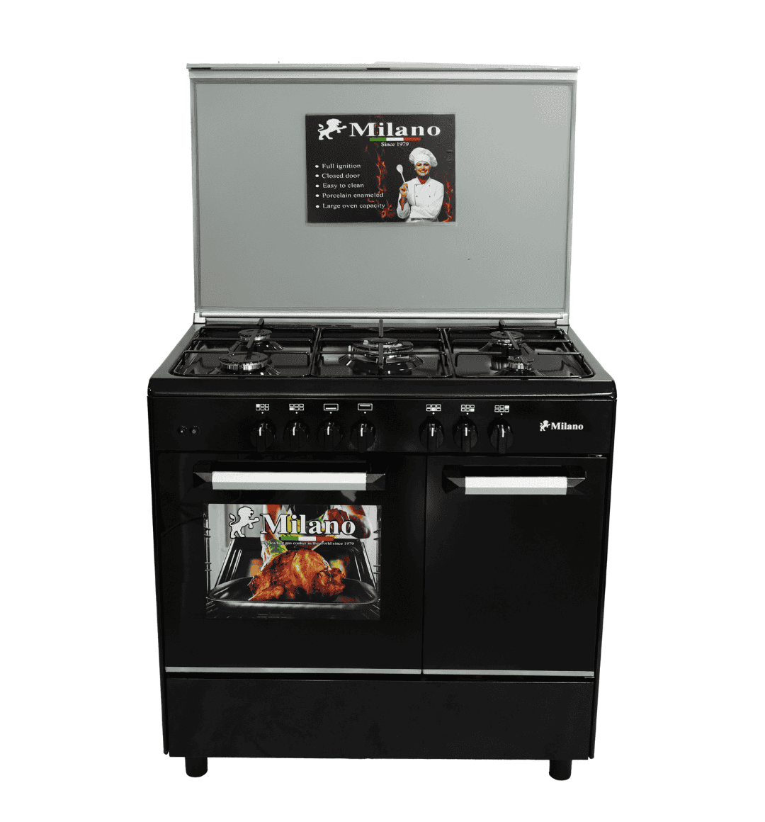 Milano Gas Cooker 90cm M9005B