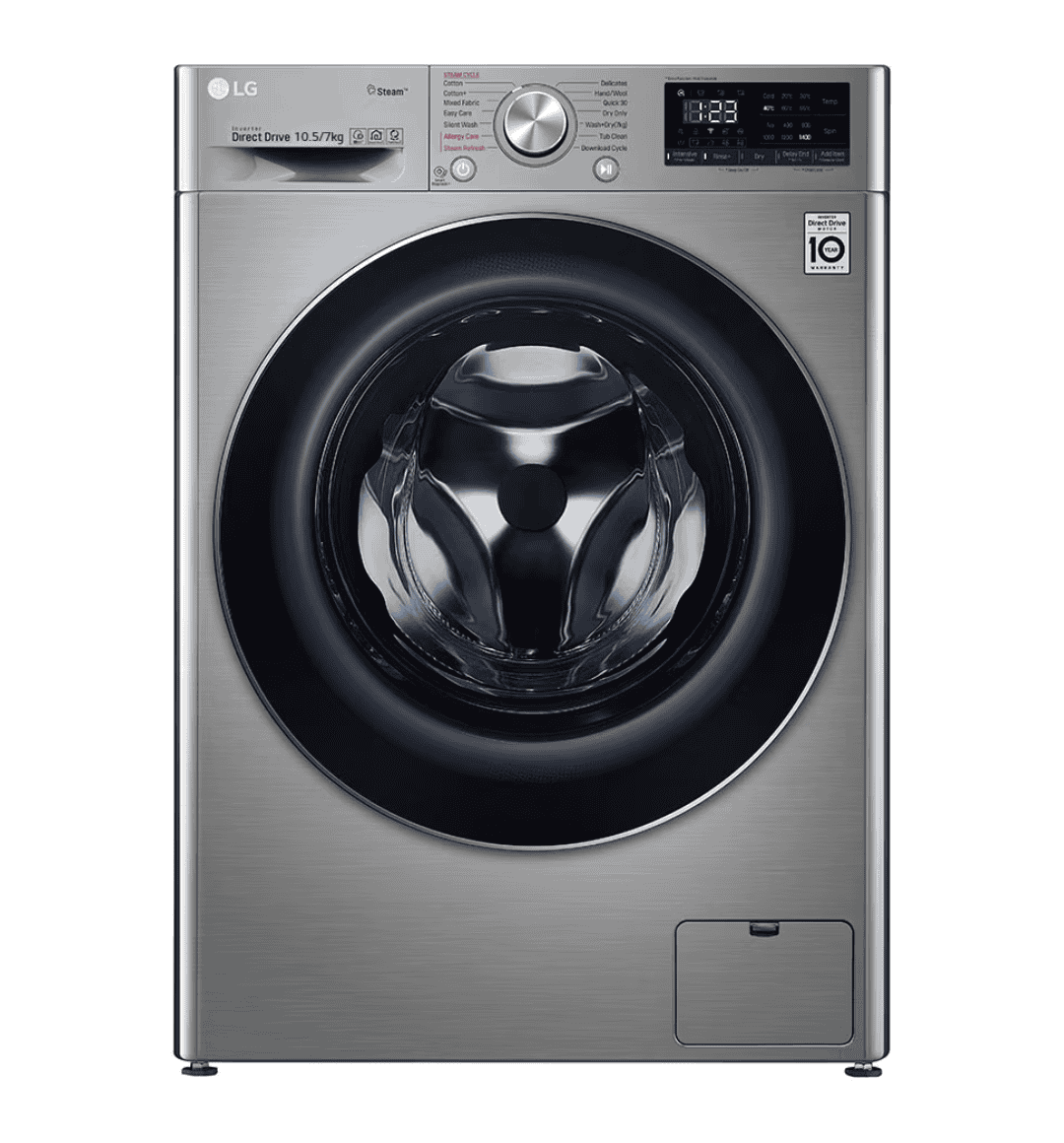 LG Front Load Washer Dryer 10.5kg/7Kg F4V5RGP2T