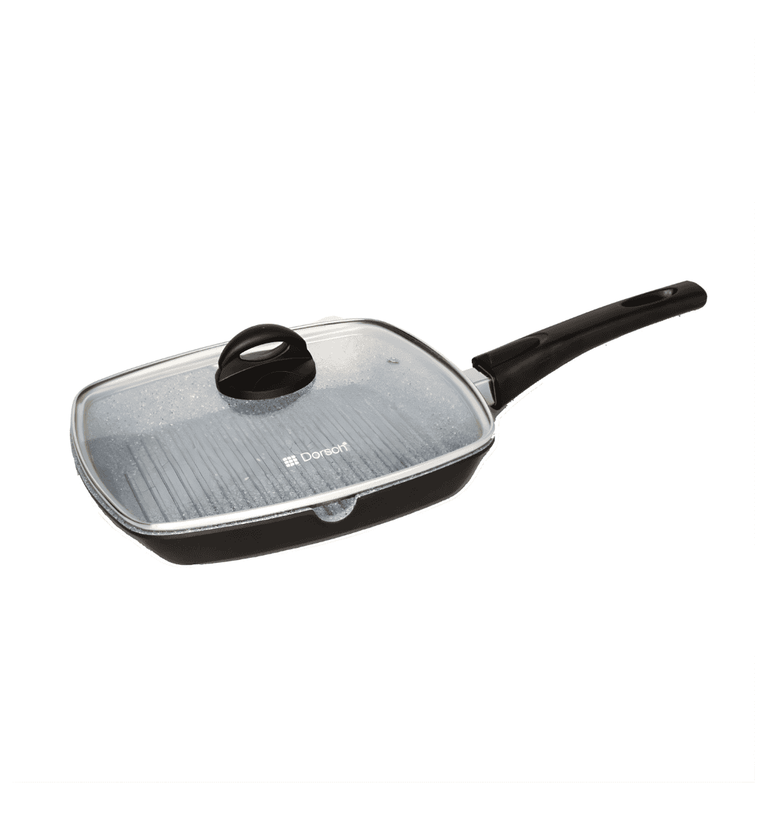 Dorsch Non-Stick Grill Pan with Lid 28 cm DH-05590