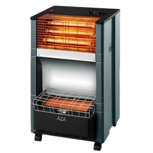 AZA Gas and Electric S7 Infrared Room Heater with Flat Panel Design