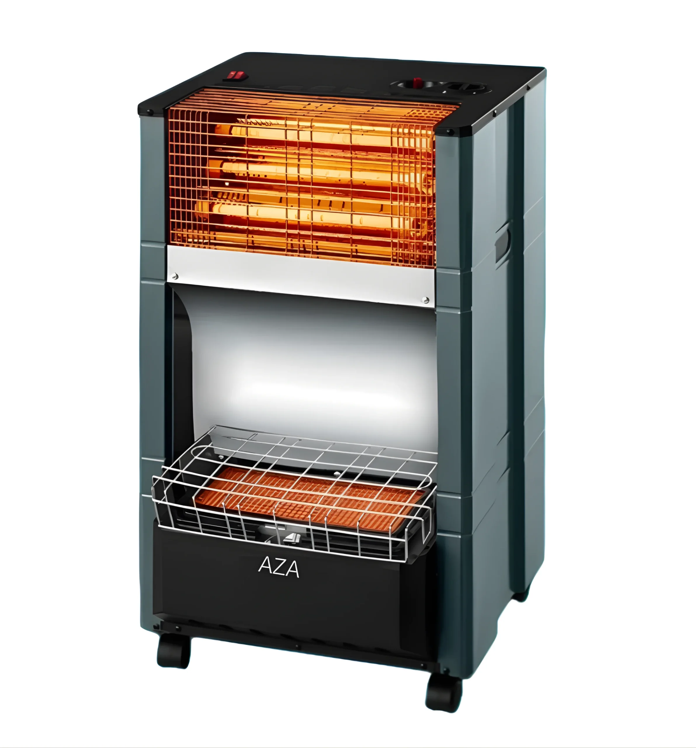 AZA Gas and Electric S7 Infrared Room Heater with Flat Panel Design
