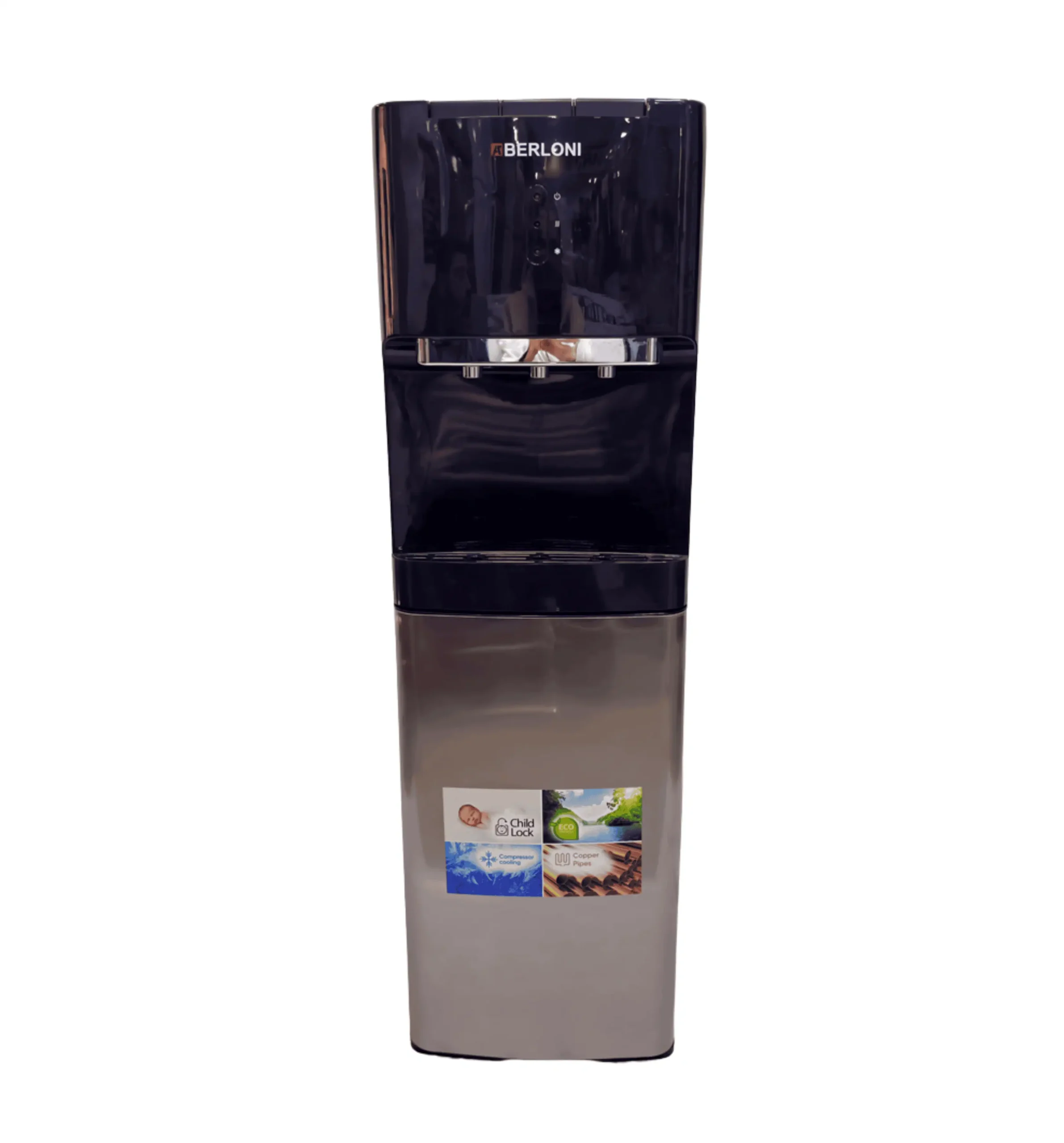 Berloni BWD906BL Water Dispenser Interior Bottle-in Installation View