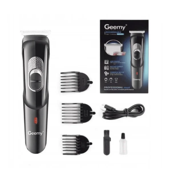 6583 Geemy Hair Clipper & Trimmer GM-6583 | Titanium Stainless Steel ...