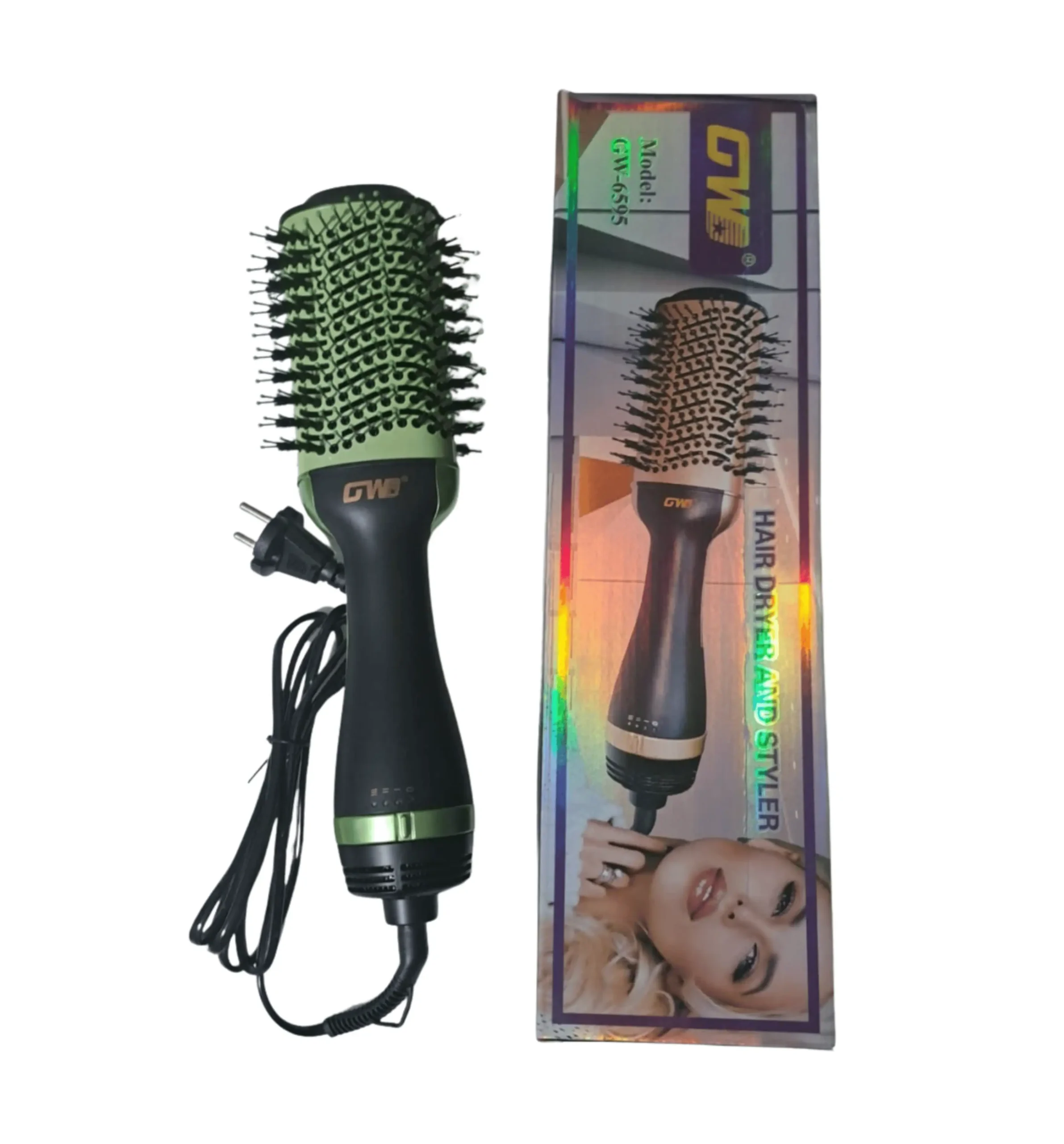 GW hair brush GW-6595 professional detangling styling brush