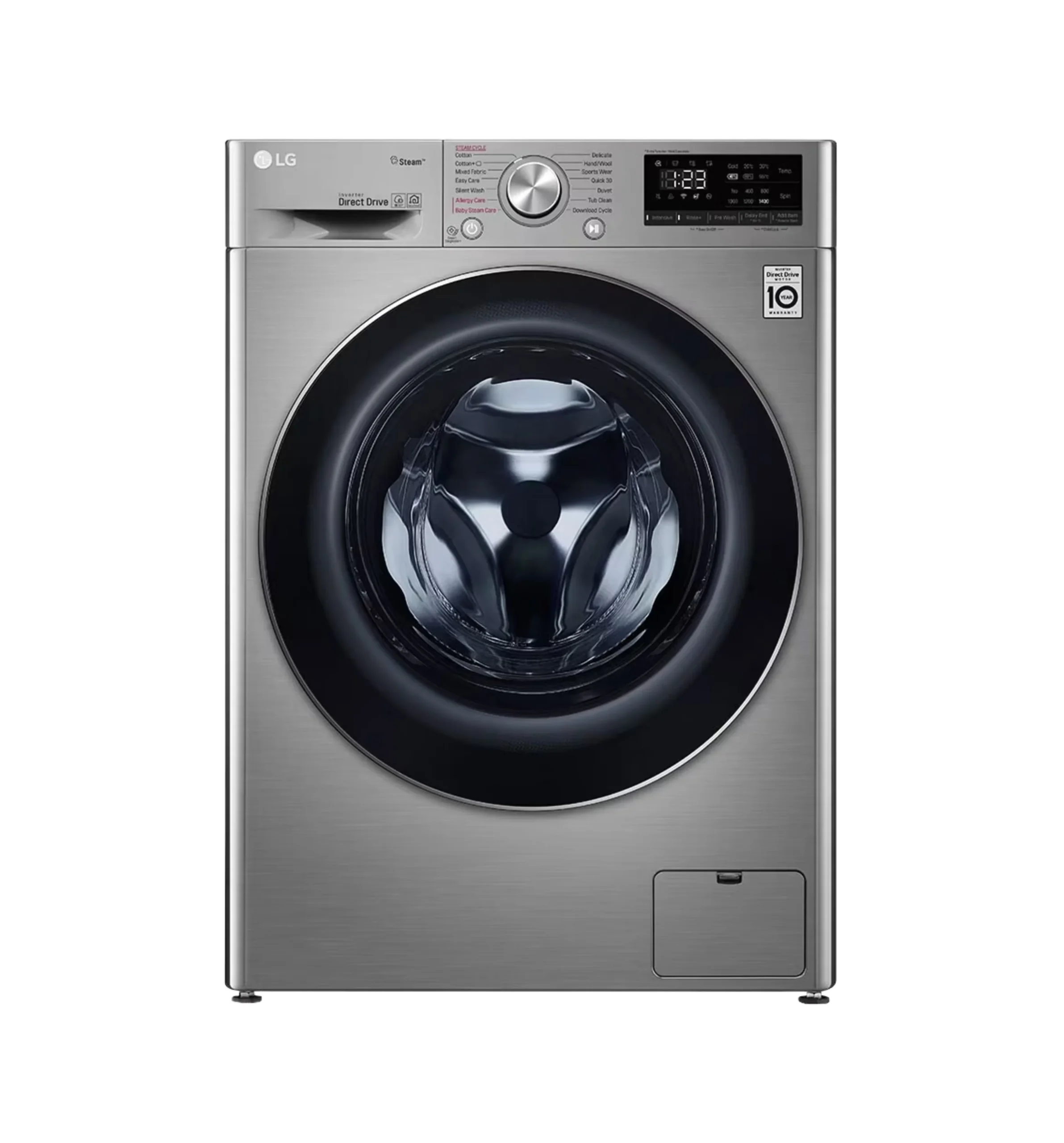 LG WV2149AVG 8KG front load washing machine modern design