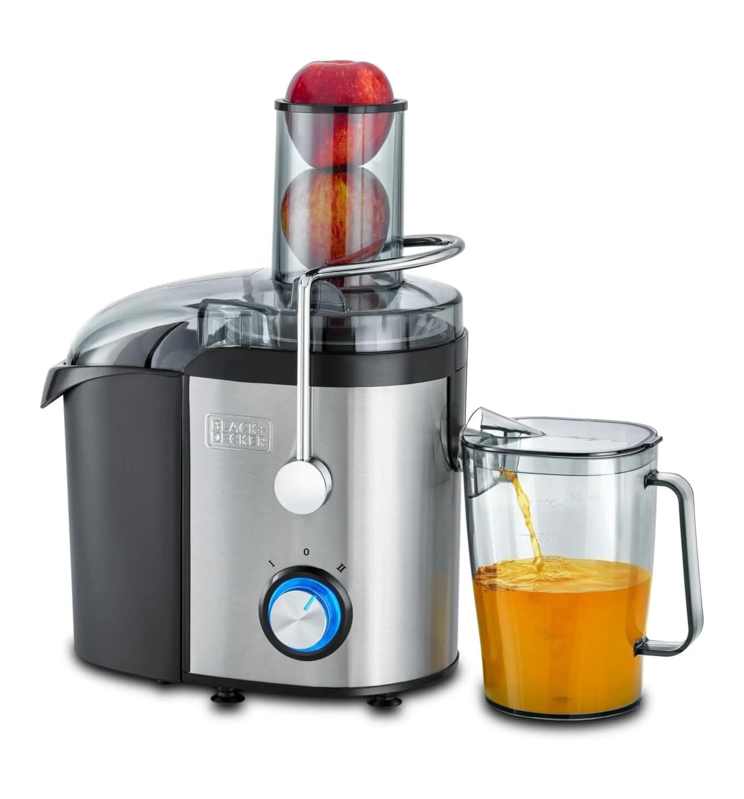 Black and Decker JE800-B5 juicer extractor 800W silver black design