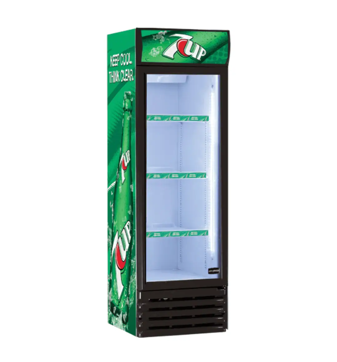 Concord VBG1098S 350L refrigerator display fridge